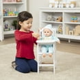 thumbnail image 6 of Melissa and Doug Mine to Love Wooden Play High Chair for Dolls, Stuffed Animals - White (18inH x 8inW x 11inD Assembled), 6 of 10