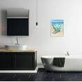 thumbnail image 2 of Stupell Industries Rolling Beach Waves Chair Painting White Framed Art Print Wall Art, Design by Erica Christopher, 2 of 7