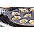 thumbnail image 6 of Outset Cast Iron Oyster Grill Pan, 12 Cavity Oyster Cooking Pan, 13.25" x 19.25" x 1", 6 of 8