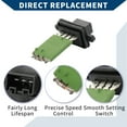 thumbnail image 4 of Resistor del motor del soplador HVAC Unique Bargains No.46721165 para Fiat Punto 176 1993-1999, 4 of 6