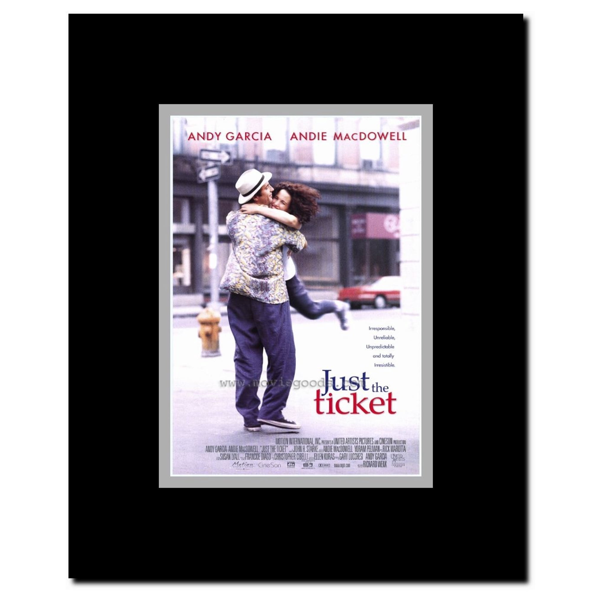 Pop Culture Graphics Just the Ticket Framed Movie Poster