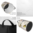 thumbnail image 4 of Balery Little Birds Round Laundry Basket with Handles Waterproof Freestanding Laundry Hamper for Clothes Toys in the Dorm and Family-Medium, 4 of 8