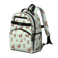 thumbnail image 2 of Highland Cow and Leaf Print Cute School Backpack Bag for School with Padded Back and Adjustable Shoulder Straps 15.25"x11.5"x5.25", 2 of 5