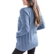 thumbnail image 3 of Guardurnaity Suéter de mujer con cuello en V, botón, prendas de vestir exteriores, abrigo de otoño de punto de manga larga, amarillo, M Prendas para la parte del cuerpo Azul S Guardurnaity AP003363-21, 3 of 6