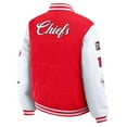 thumbnail image 3 of Women's WEAR by Erin Andrews Red Kansas City Chiefs Varsity Full-Snap Puffer Jacket, 3 of 6