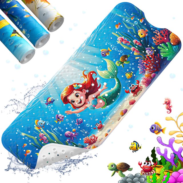 Alfombra de baño para bebé XIYUNTE, antideslizante, con dibujos animados de tortuga