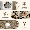 thumbnail image 2 of 5X7 FT Cheetah Print Area Rug, Leopard Rug 5.2x7 Faux Animal Print Cheetah Area Rug for Bedroom Living Room Animal Fur Hide Rustic Antelope Multicolor, 2 of 5