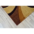 thumbnail image 5 of Planet Rugs Premium 3D Thick Abstract Indoor Area Rug 327 Beige Brown 6'6''x9'2'', 5 of 10