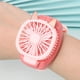 thumbnail image 1 of Uuiauoio Mini Portable Fan, Small and Powerful, Cute Design 3 Speed Personal Handheld fan and Desktop, Lightweight USB Rechargeable for Travel Lash Makeup Girl Women Summer Gift, 1 of 6