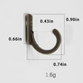 thumbnail image 2 of Ganchos de pared Injueey estante multifuncional Bronce 20 piezas, 2 of 6