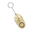thumbnail image 2 of Llavero de alarma de seguridad Alarma de sonido de autodefensa de emergencia con luz LED para mujeres, niños, ancianos, dorado, 2 of 2