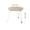 Brown, variant on ICQOVD Foldable Small Table Movable Small Round Table Foldable Small Coffee Table Small Dining Table Suitable for Use Beside To the Sofa
