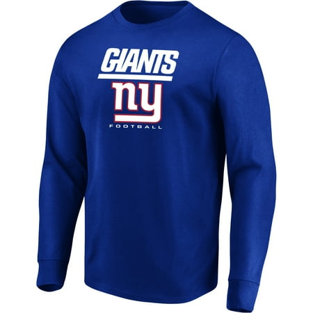New York Giants Grilling - Men's Majestic Royal New York Giants Our Team Long Sleeve T-Shirt