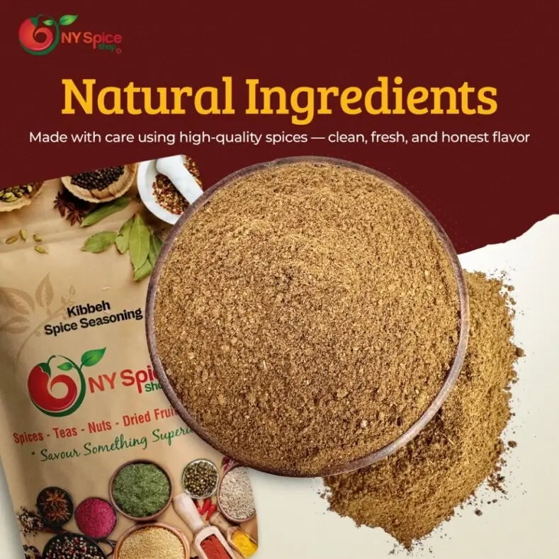 NY SPICE SHOP Kibbeh Spice Seasoning - 3 Pound - Kamouneh Kibbi Spice - Kibbah Seasoning - Kamouneh Spice Blend - Middle Eastern Spice Blend Flavors