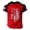 A-Red4, variant on Raglan Tees For Men Flag Top Short Sleeve Crew Neck Distressed Print Tee Lightweight Casual Party Festival Shirts