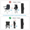 thumbnail image 6 of Uxcell 39" Nylon Camp Chair Replacement Bag Foldable Carrying Bag Large Zippered Bag with Strap 2 Pack, 6 of 6