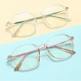 thumbnail image 7 of Anti-blue Light Transparent Reading Glasses 2.50 Fashionable Lightweight Readers for Women Square Oversized Presbyopic Glasses +2.50, 7 of 7