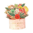thumbnail image 4 of Bouquet Greeting Card Creative for Party Supplies Happy Birthday Valentines pink, 4 of 8