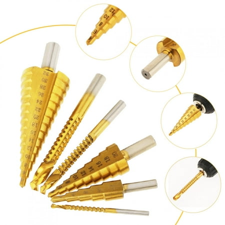 

Drill Bit High Hardness Durable HSS Step Drill Bit For Aluminum Thin Steel Plate