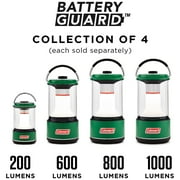 Coleman 1000 Lumens LED Outdoor Camping Lantern with BatteryGuard, Green