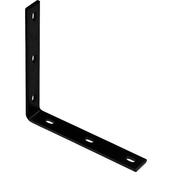 NATIONAL MFG/SPECTRUM BRANDS HHI N351-468 Corner Brace, 10.25-Inch, Black