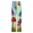 thumbnail image 4 of Magical Mushroom Garden-2 Pajamas For Women Loose Retro Night Pajama Pants Comfortable Sleepwear Bottoms Homewear, 4 of 6