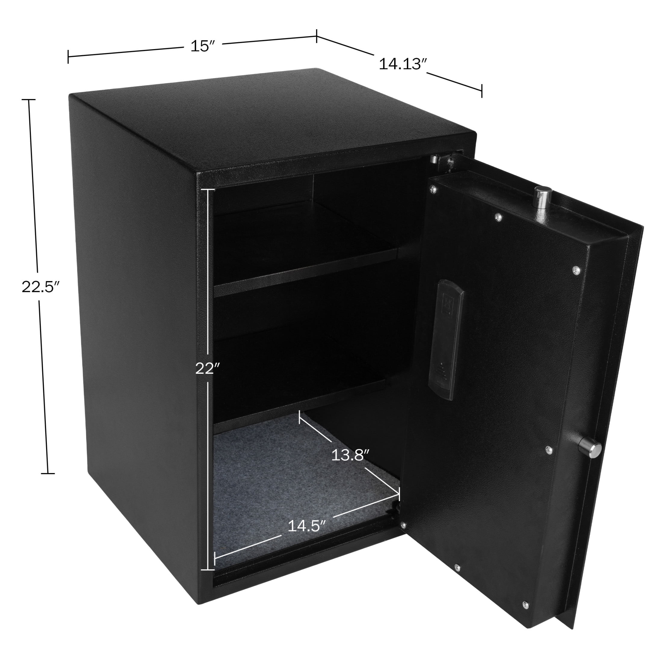 Paragon Safes Digital Safe for Home or Office (Black)