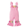 thumbnail image 1 of Barboteuse à Manches Volantes pour Filles, Costume Floral, 1 of 4