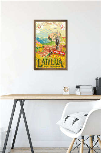 Marvel: Hero Lands - Latveria Wall Poster, 14.725" x 22.375" Framed