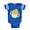 Royal Blue, variant on CafePress - Sip Cup Yellow - Cute Infant Baby Football Bodysuit