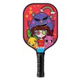 thumbnail image 1 of CSChome Children Pickleball Paddle Kids Pickleball Paddle with Balls Cartoon Print Lightweight Glass Fiber Racket, 1 of 7