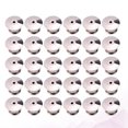 thumbnail image 4 of MasteelfCA 30PCS Durable Metal Flat Locking Pin Backs Brooch Badge Accessories (Silver), 4 of 8