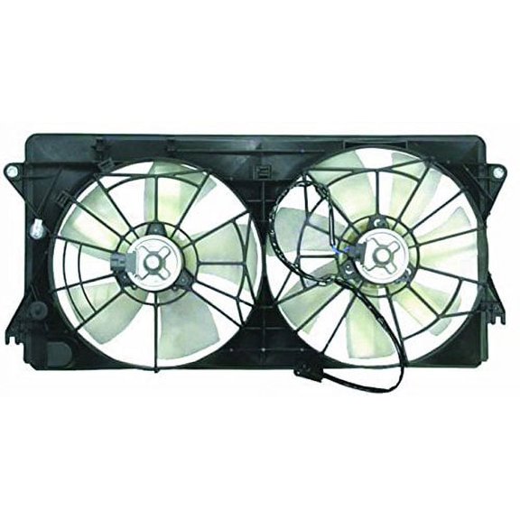Dual Radiator and Condenser Fan Assembly - Cooling Direct Fit/For TO3115142 00-05 Toyota Celica MR2