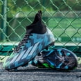 thumbnail image 4 of Botas de fútbol al aire libre para hombre, zapatos de fútbol transpirables con picos largos, ultraligeros, tacos de hierba de alta calidad, entrenamiento, FG, nuevo, 4 of 5
