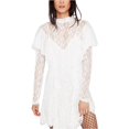 thumbnail image 2 of Vestido ajustado y acampanado Free People blanco pequeño, 2 of 2