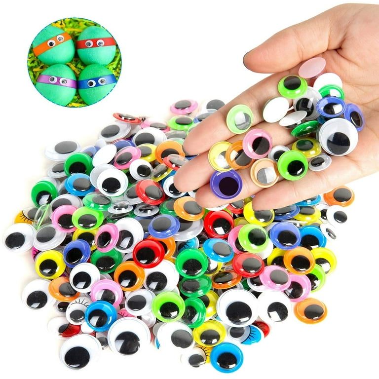 ZZYI 1680pcs Googly Wiggle Eyes Self Adhesive, for Craft Sticker Eyes Multi Colors An