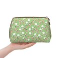 thumbnail image 4 of Naloa Cute Frog2 Leather Makeup Bag for Purse Travel, Portable Small Cosmetic Organizer for Women and Girls, Make up Bag with Zipper, 4 of 8