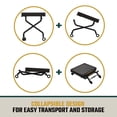 thumbnail image 4 of HALO Outdoor Grill Cart for Countertop Appliances, Collapsible Design with Storage Drawer, 4 of 9