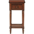 thumbnail image 1 of Pemberly Row End Table Nightstand Bedside Square in Wood - Mahogany, 1 of 7