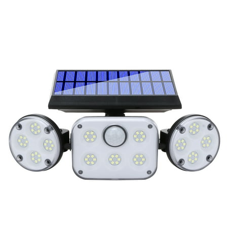 

Xinqinghao Outdoor 78LED Sensor Spotlight Lights Waterproof Solar Power Motion 3 Yard Heads LED light A