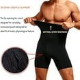 thumbnail image 4 of POP CLOSETS Men Tummy Control Shorts High Waist Slimming Body Shaper Compression Workout Shapewear Belly Girdle Underwear Boxer Briefs, 4 of 7