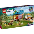 thumbnail image 4 of (2 pack) LEGO Friends Mobile Tiny House 41735, Forest Camping Dollhouse Pretend Play Set with Toy Car, Includes Leo & Liann Friendship Mini-Dolls, Gift Idea for Kids 7+, 4 of 9