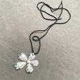 thumbnail image 3 of Collar gargantilla de flores de cobre shaofei 91 cm, 3 of 5