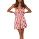 thumbnail image 1 of Txlixc Minivestido de mujer sin mangas con cuello en V estampado Outback Summer Club Party dress Txlixc moda, 1 of 7