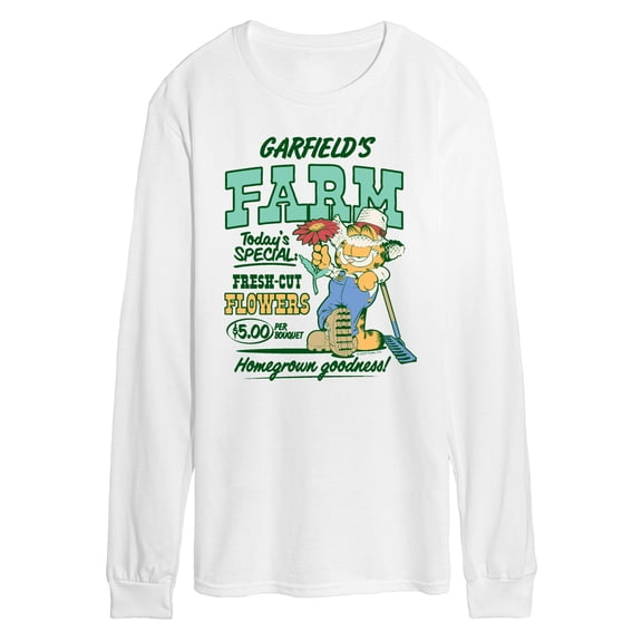 Garfield - Garfields Farm - Men's Long Sleeve Graphic T-Shirt