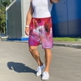 thumbnail image 4 of Haiem Pink Pig Men's Pajama Short with Soft Woven Cotton Elastic Waistband Sleep Short-Medium, 4 of 9