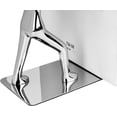 thumbnail image 5 of Kung Fu Man Bookends Heavy Duty Stainless Steel Non-Slip Bookend for Home, Office, Library, School, Decor (Kung Fu Man Silver), 5 of 5
