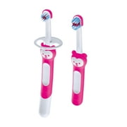 MAM Learn to Brush Set, 5+ Months, Girl, 2 Pack