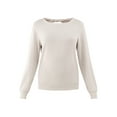 thumbnail image 5 of Avia Women's and Women's Plus Twist Back Top with Long Sleeves, Sizes XS-4X, 5 of 5