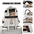 thumbnail image 3 of FORMRS Mini Backpack Purse for Women Quilted Travel Daypack Casual Shoulder Bag, White Astronaut, 3 of 7